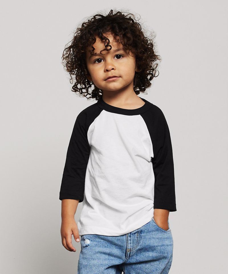 Toddler 3/4 Sleeve Baseball T