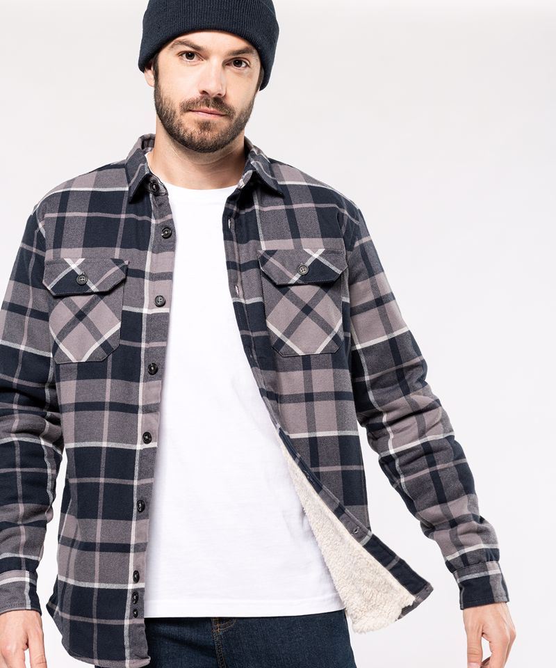 sherpa lined over shirt